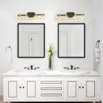 Gold and black Vanity Lights for Bathroom 23.6inch Vintage 4-Light ron Finish Vanity Light Fixture for Bathroom or Hallway - Image 8