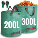 Garden Waste Bags 2PCS 120L 200L 300L 500L Heavy Duty Dumpy Bags, Reusable Garden Sacks with Handles, Ideal for Collecting Yard Waste, Plant Waste Grass and Leaves,Various Sizes and Quantities Are Qvailable for Selection,Good Partner for You - Image 22