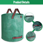 Garden Waste Bags 2PCS 120L 200L 300L 500L Heavy Duty Dumpy Bags, Reusable Garden Sacks with Handles, Ideal for Collecting Yard Waste, Plant Waste Grass and Leaves,Various Sizes and Quantities Are Qvailable for Selection,Good Partner for You - Image 2