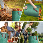 Garden Waste Bags 2PCS 120L 200L 300L 500L Heavy Duty Dumpy Bags, Reusable Garden Sacks with Handles, Ideal for Collecting Yard Waste, Plant Waste Grass and Leaves,Various Sizes and Quantities Are Qvailable for Selection,Good Partner for You - Image 6